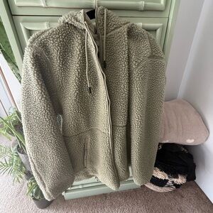 Cozy Sherpa Zip-Up Hoodie